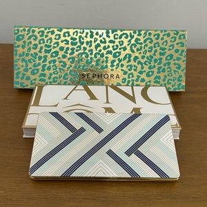 Trio of Eye Palettes-Tarte, Lancôme & Sephor